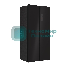 Холодильник Lex LSB525BLID черный двухкамерный 304/206л морозилка сбоку, No Frost, Side by Side