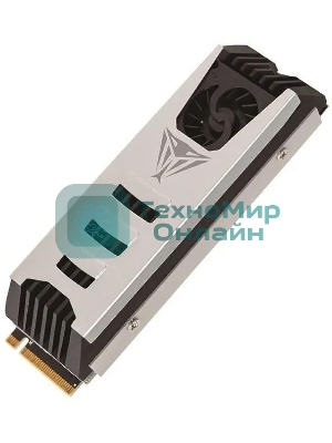 Накопитель SSD Patriot PV553, 4Tb, PCIe 5.0 x4, M.2 2280, NVMe, R/W 12400/11800, с активным охлаждением
