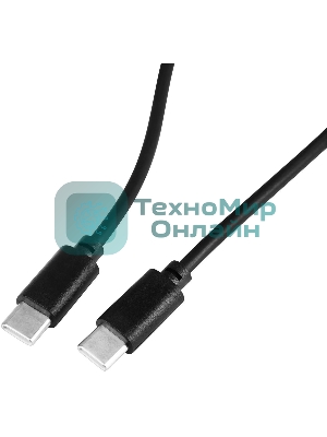 Кабель KingPrice KP-USBCC-3A-1.5m USB Type-C (m)-USB Type-C (m) 1.5м черный