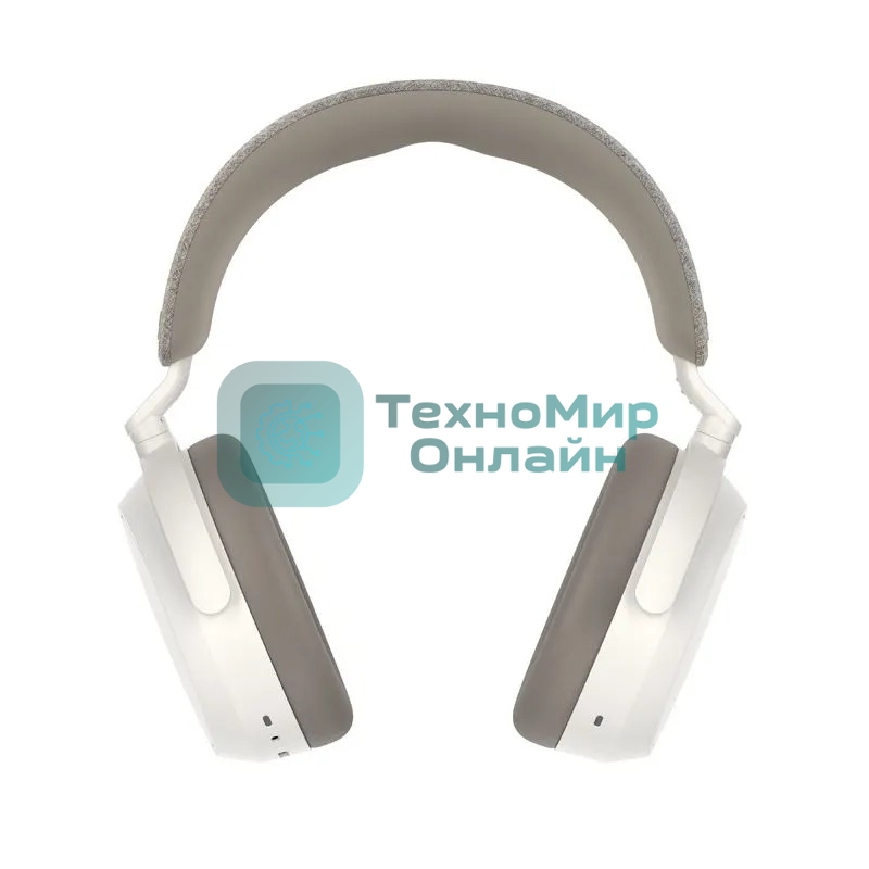 Беспроводные/проводные наушники Sennheiser Momentum 4 Wireless белый, полноразмерные, Bluetooth + проводной, активное шумоподавление, до 60 ч