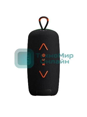 Колонка портативная Ural Молния Огонь черный/оранжевый 35W 1.1 BT/3.5Jack/USB-C 10м 2200mAh (без.бат)