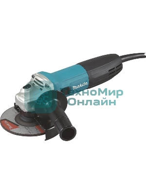 Угловая шлифовальная машина Makita GA5030R 720Вт 11000об/мин рез.шпин.:M14 d=125мм