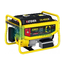 Электрогенератор бензиновый STEHER GS-4500Е, 3.3 кВт, 72 дБ, 42 кг