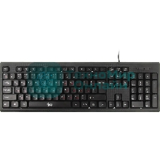 Комплект клавиатура+мышь Oklick 621M IRU проводной, USB, 1200 DPI, чёрный