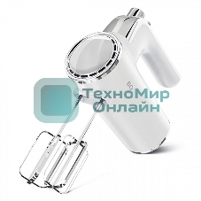 Миксер ручной BQ MX420 белый, мощность 500 Ватт, 5 скоростей, режим Турбо