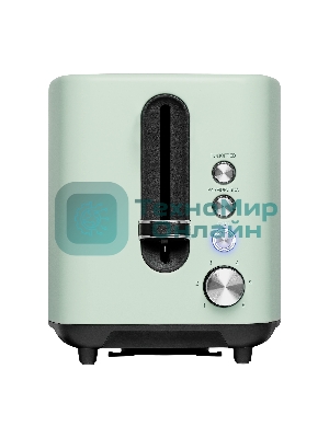 Тостер BBK TR85 серо-зеленый