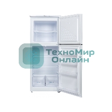 Холодильник Бирюса 553 белый двухкамерный 160/70л морозилка сверху, автоматическое оттаивание