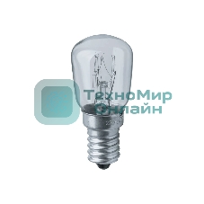 Лампа накаливания Navigator NI-T26-15-230-E14-CL
