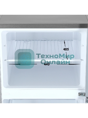 Холодильник Nordfrost NRT 145 132 серебристый двухкамерный 209/68 л морозилка сверху, ручная разморозка