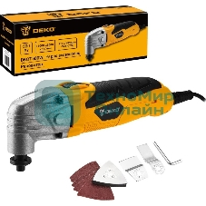 Многофункциональный инструмент Deko DKOT500W + набор предметов 9 шт.