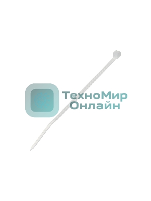 Хомут кабельный 2.5х100 нейл. белый (уп. 100 шт) IEK UHH31-D025-100-100