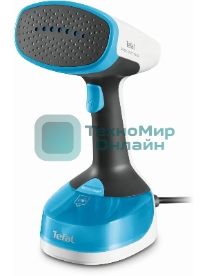 Отпариватель Tefal DT7000E0 белый/синий, 1100 Вт, 17 г/мин, 150 мл