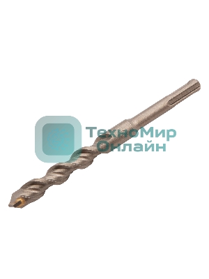 Бур по бетону Denzel двойная спираль, Cobalt W-tip, 16x160 мм, SDS PLUS