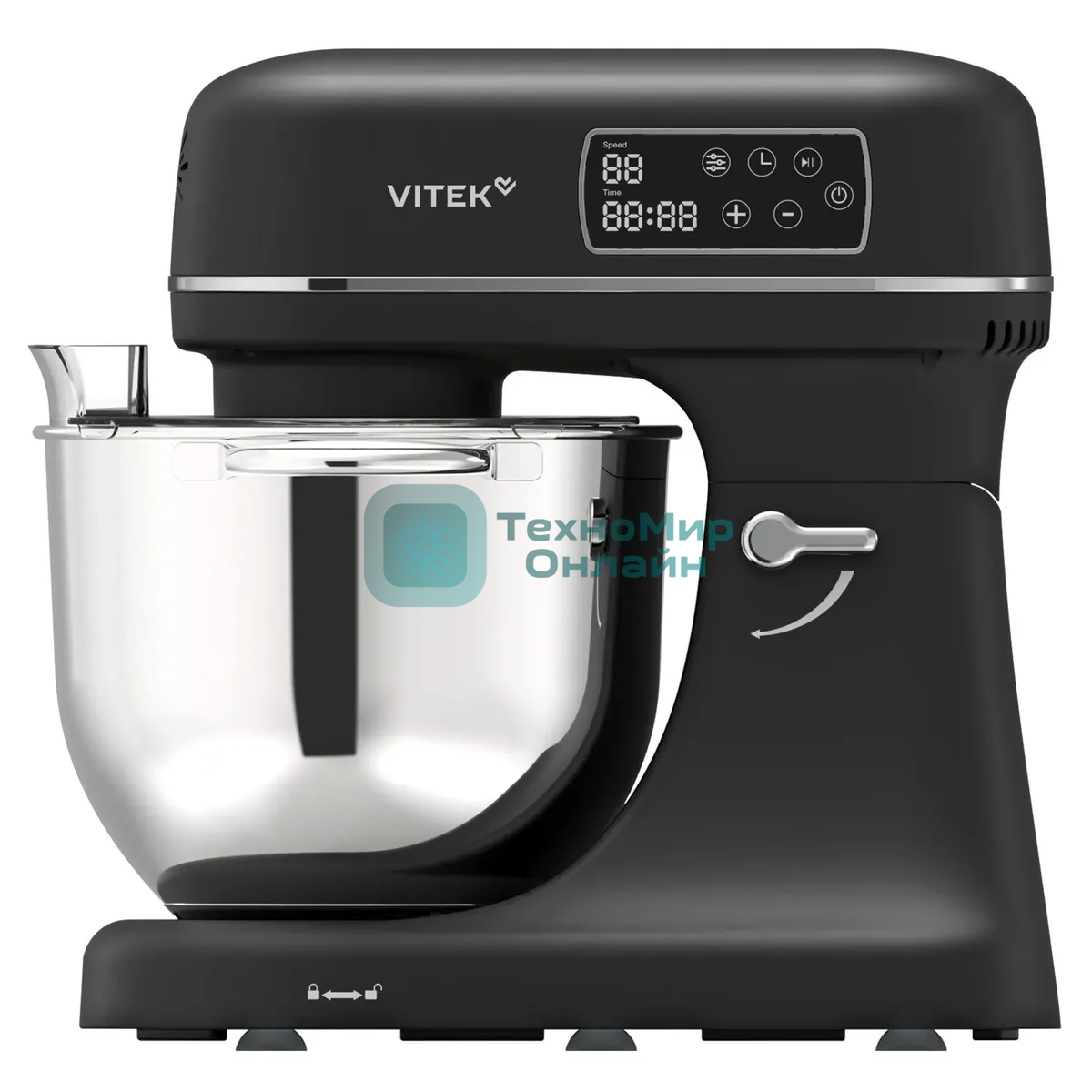 Миксер планетарный Vitek VT-PM0770 1100 Вт черный