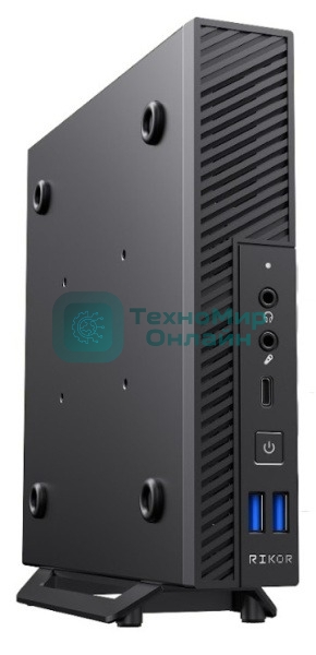 Компьютер Rikor USFF 101.1 4BA745FE i3-12100/8GB/256GB SSD/UHD Graphics 730/WiFi/BT/Win11Pro/black