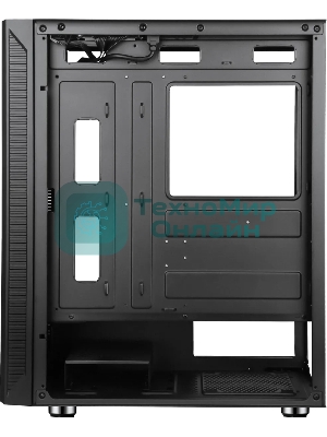 Компьютерный корпус Accord 3501 черный без БП ATX 2xUSB 2.0 1xUSB 3.0 1xUSB3.1 audio bott PSU