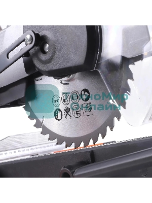 Торцовочная пила Patriot MS 255PLD 1800Вт 4500об/мин d=254мм