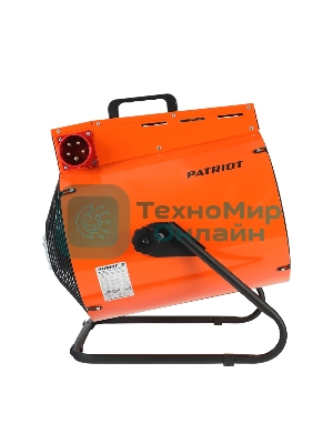 Тепловентилятор электрический Patriot PT-R 15, оранжевый/черный, 15 кВт, 150 м2, 380В, терморегулятор