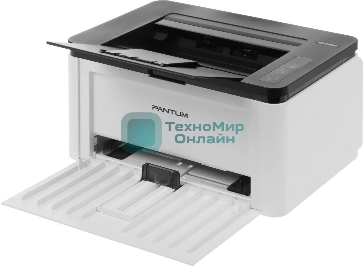 Принтер лазерный черно-белый (монохромный) Pantum BP1800, A4, 18 стр/мин, USB 2.0, белый BP1800
