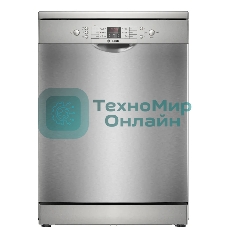 Посудомоечная машина Bosch SMS26DI00T, серебристый, 60 см, 13 компл., сушка теплообменник, 48 дБ, класс D