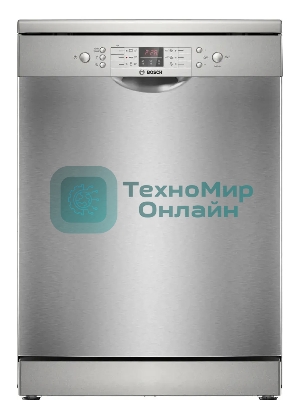 Посудомоечная машина Bosch SMS26DI00T, серебристый, 60 см, 13 компл., сушка теплообменник, 48 дБ, класс D