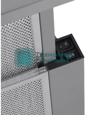 Вытяжка встраиваемая Maunfeld VS Light 50 нержавеющая сталь, 50 см, 520 куб. м/ч, 56 дБ