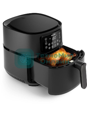 Аэрогриль Philips HD9285/93 черный, 2000 Вт, 7.2 л, сенсор, 8 программ
