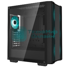 Компьютерный корпус Deepcool CC560 V2 черный без БП ATX 4x120мм 1xUSB 2.0 1xUSB 3.0 audio bott PSU