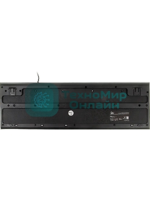 Комплект клавиатура+мышь Oklick 621M IRU проводной, USB, 1200 DPI, чёрный