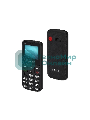 Мобильный телефон Maxvi B100i черный