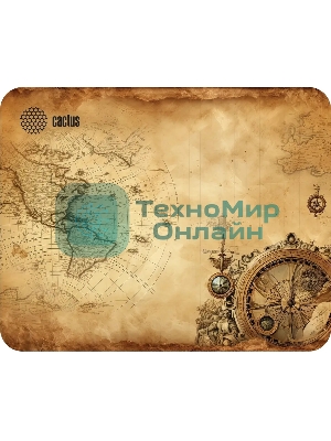 Коврик для мыши Cactus Vintage map 250x200x3мм (CS-MP-D10S)