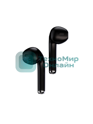 Наушники TWS Maxvi MHF-104BT черный, вкладыши, Bluetooth, сенсорное управление, до 4 ч