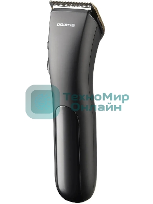 Машинка для стрижки Polaris PHC 2500 черный 3Вт (насадок в компл: 6шт)