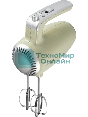 Миксер ручной Vitek VT-HM3002 800 Вт, фисташковый