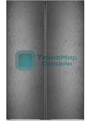 Холодильник Liebherr Комбинация XRFbd 5220-22 001 (SFNbdd 5227-22 001 + SRbdd 5220-22 001) черный двухкамерный 398/271л морозилка сбоку, No Frost, Side by Side