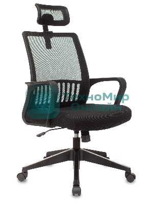 Кресло Бюрократ MC-201-H черный, сетка