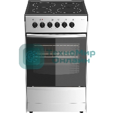 Плита электрическая Darina 1B EC 341 606 silver серебристый/черный, конфорок 4 шт, духовка 50 л, 50 см x 85 см x 56 см