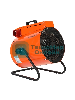 Тепловентилятор электрический Patriot PT-R 15, оранжевый/черный, 15 кВт, 150 м2, 380В, терморегулятор