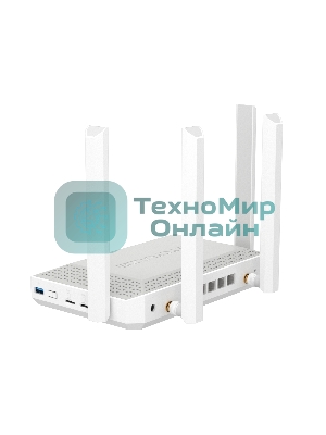 Гигабитный интернет-центр Netcraze Hopper 4G+ (NC-2312) с модемом 4G+, двумя слотами для SIM-карт, Mesh Wi-Fi 6 AX3000, 5-портовым Smart-коммутатором и многофункциональным портом USB 3.0