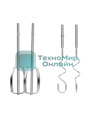 Миксер BQ MX421 черный. Мощность:150 Вт, 5 скоростей работы, скорость вращения до 1400 об,мин