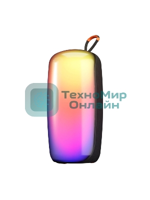 Колонка портативная Ural Молния Огонь черный/оранжевый 35W 1.1 BT/3.5Jack/USB-C 10м 2200mAh (без.бат)