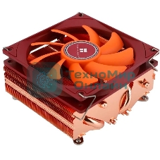 Кулер для процессора Thermalright AXP-90 X53 Full (4-pin PWM, 38mm, Cu/Cu, 4x6mm, 1x92mm, 42.58CFM, 22.4dBA, 2700RPM, S: 1851/1700/1200/115X, AM5/AM4, orange, red)