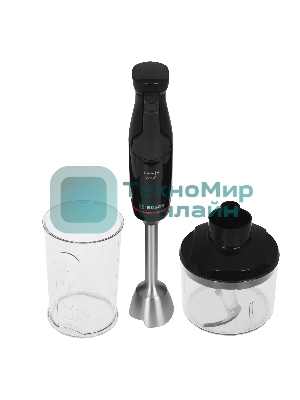 Блендер погружной Bosch MSM4B620 черный, 1000 Вт, плавная регулировка