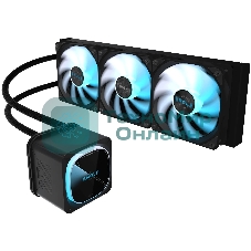 Жидкостная система охлаждения Gigabyte Eagle 360 ARGB черный, алюминий/медь, 2000 об/мин, 37.6 дБ, 4 pin