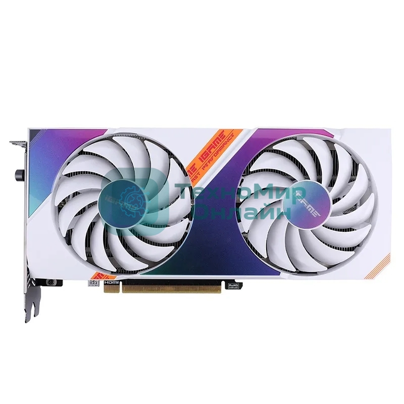 Видеокарта Colorful RTX3050 Ultra W DUO OC 8GB-V GDDR6 128bit HDMI 3xDP LHR RTL (596835)