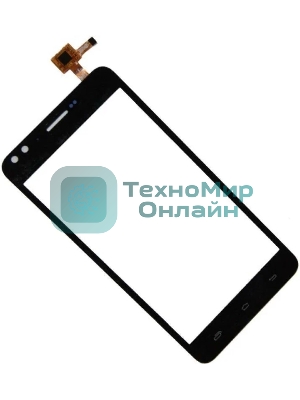 Сенсорное стекло (тачскрин) для Prestigio Muze C3 MultiPhone 3504, черное