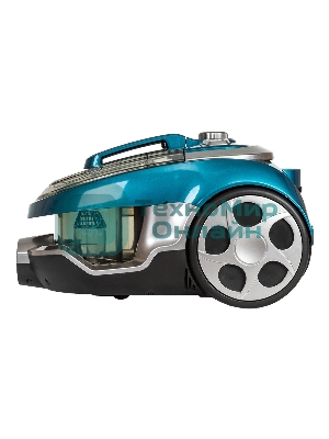 Пылесос JVC JH-VC401 бирюзовый/серый, 320/1800 Вт, уборка сухая, пылесборник контейнер 2,5 л.