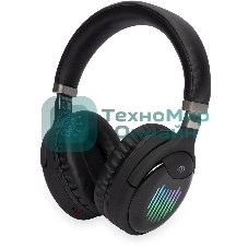 Беспроводные/проводные наушники Digma BT-16 черный, накладные, Bluetooth + проводной, складная конструкция, до 10 ч