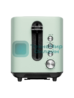 Тостер BBK TR85 серо-зеленый