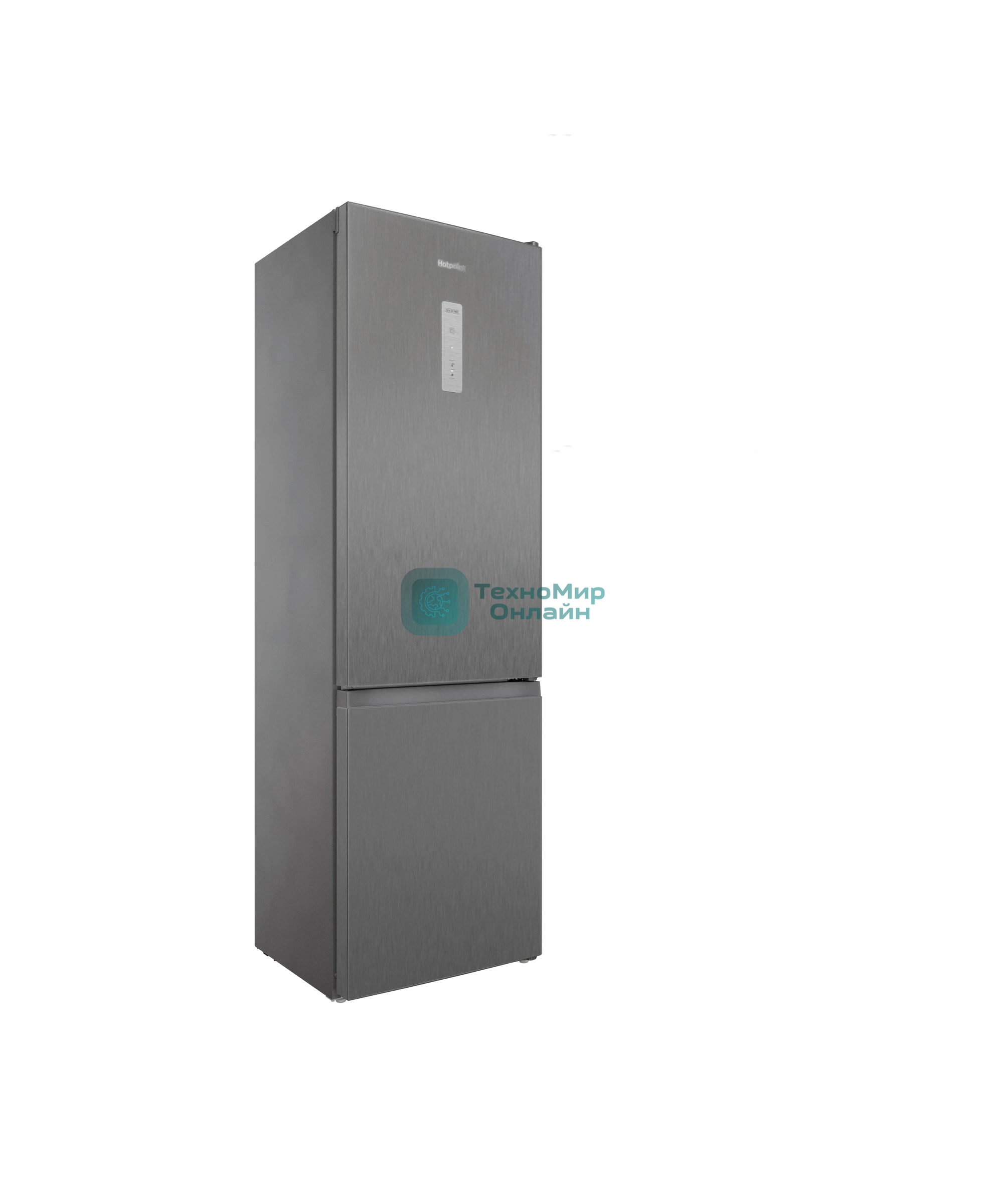 Холодильник Hotpoint HT 6200 MX нержавеющая сталь двухкамерный 240/83л морозилка снизу, No Frost